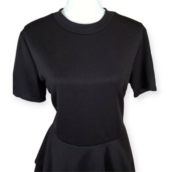 BLACK RUFFLE HI-LO TOP SZ.XL EUC - Picture 4 of 10